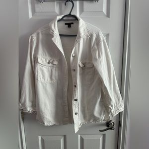 White denim jacket